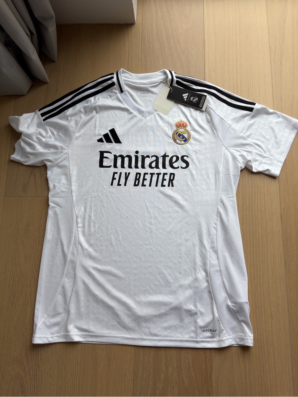 Adidas Real Madrid White Home Jersey - Men’s large